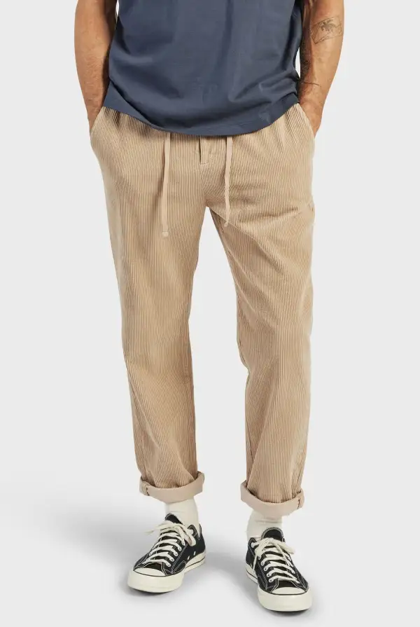 Straight Leg Corduroy Trousers