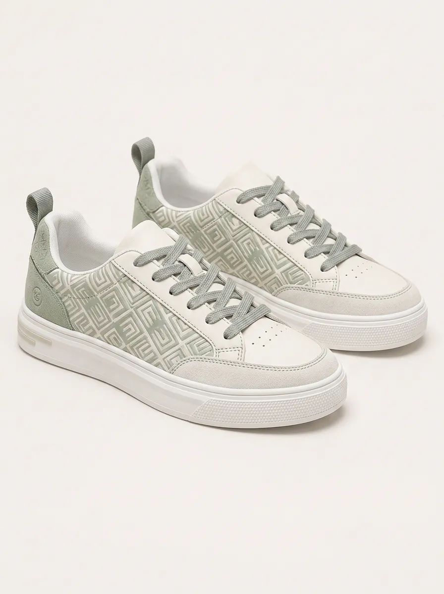 Men's Refined Geometric Pattern Patterned Dynamic Skate Shoes