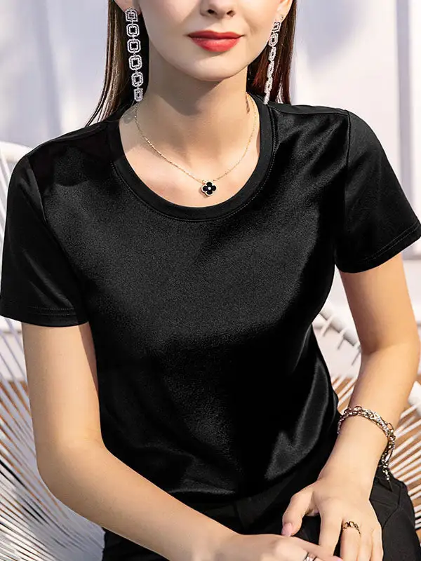 Short Sleeve Round Neck Everyday T-Shirt