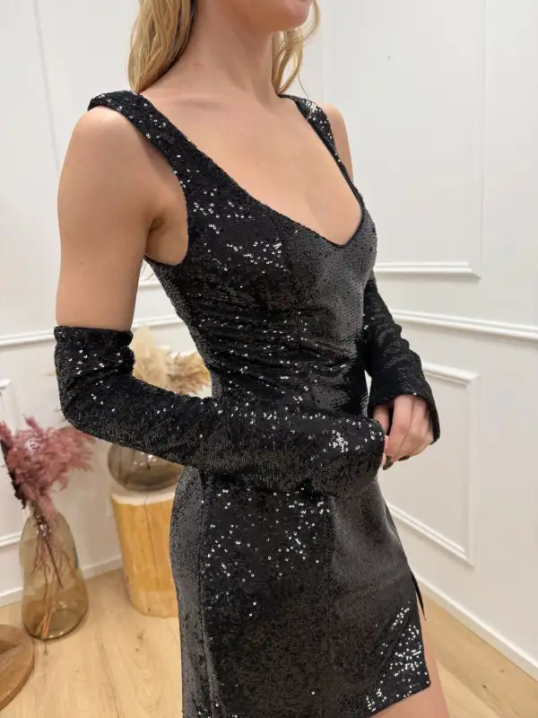 Drape Mini Dress