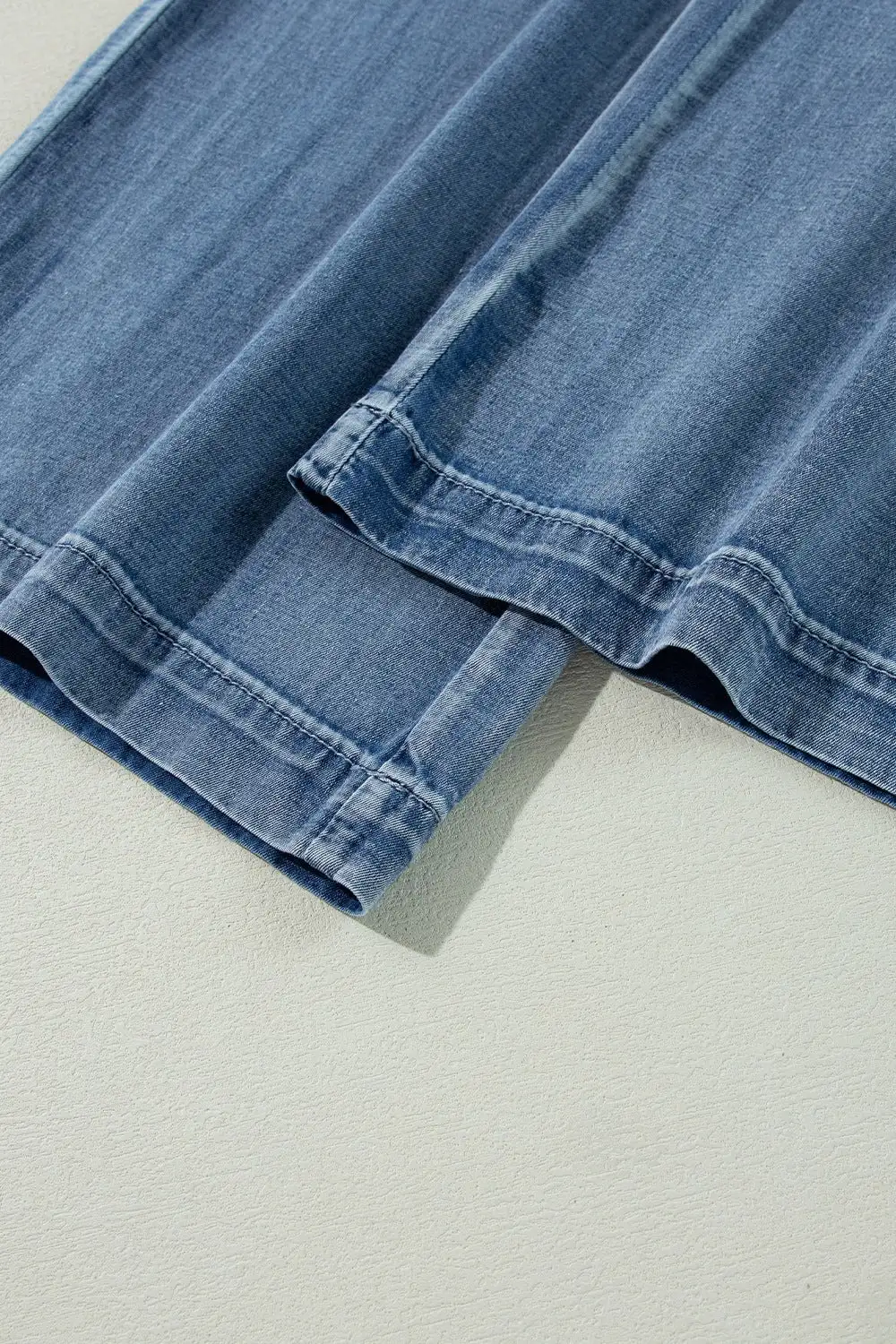 Easy High Waist Wide Leg Denim Jeans