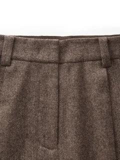 Washable Wool Women Full Length Pants