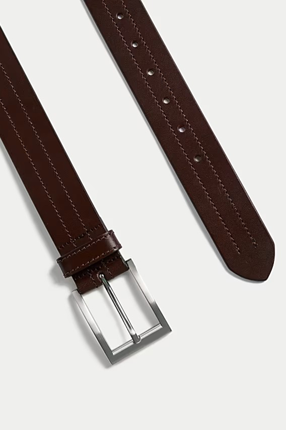 Detachable Italian Rectangle-Buckle Belt