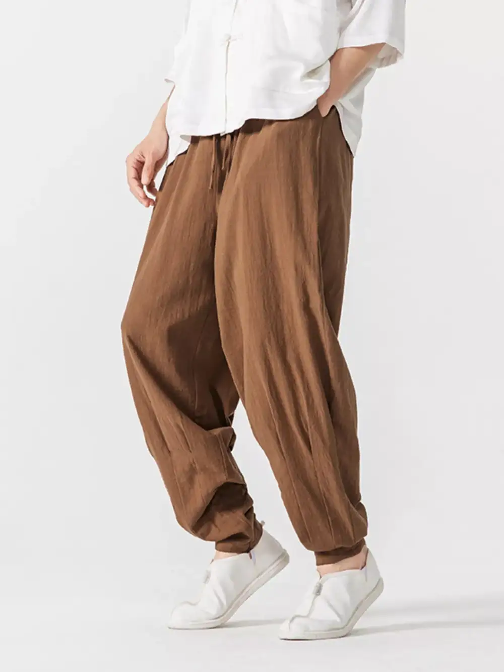 Men's Plus Size Loose Fit Harem Pants