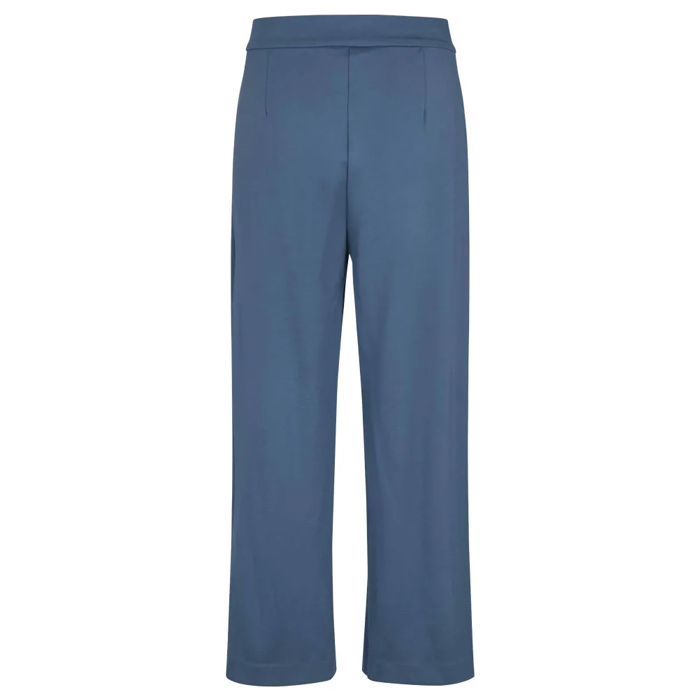 Wide-Leg Jersey Women's Trousers