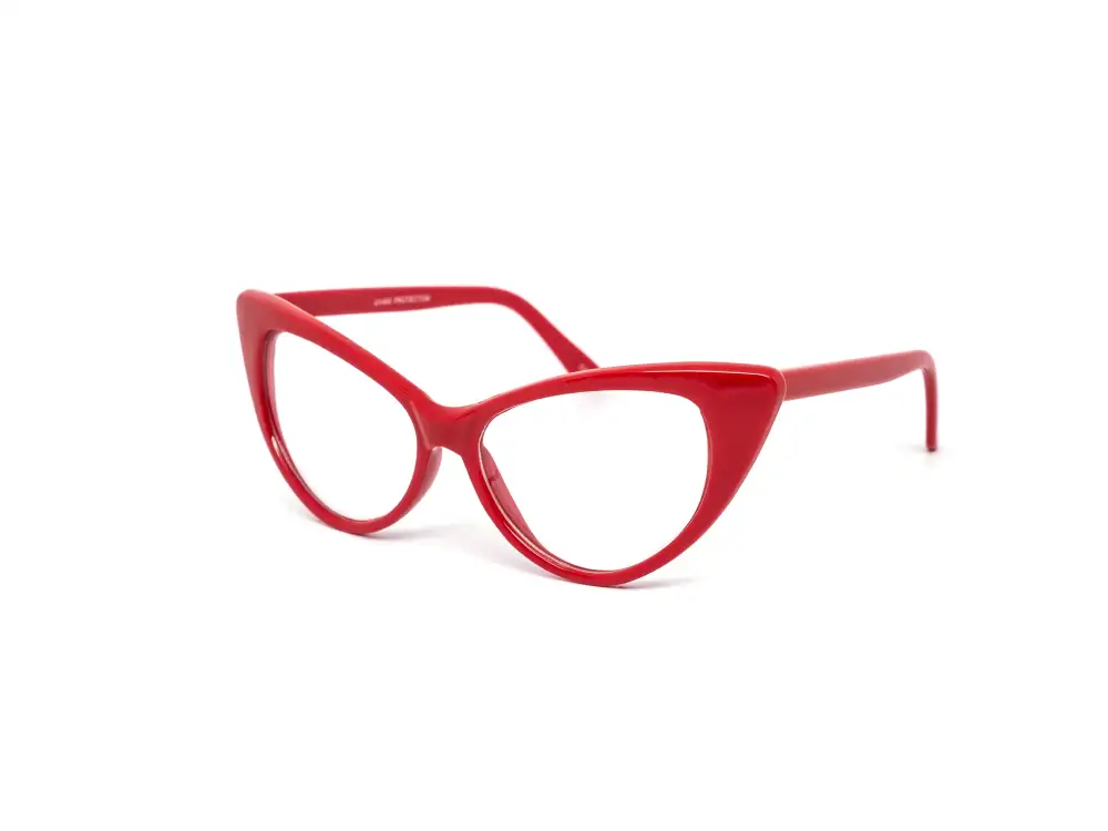 12-Pack Classic Cat-Eye Clear Lens Eyeglasses