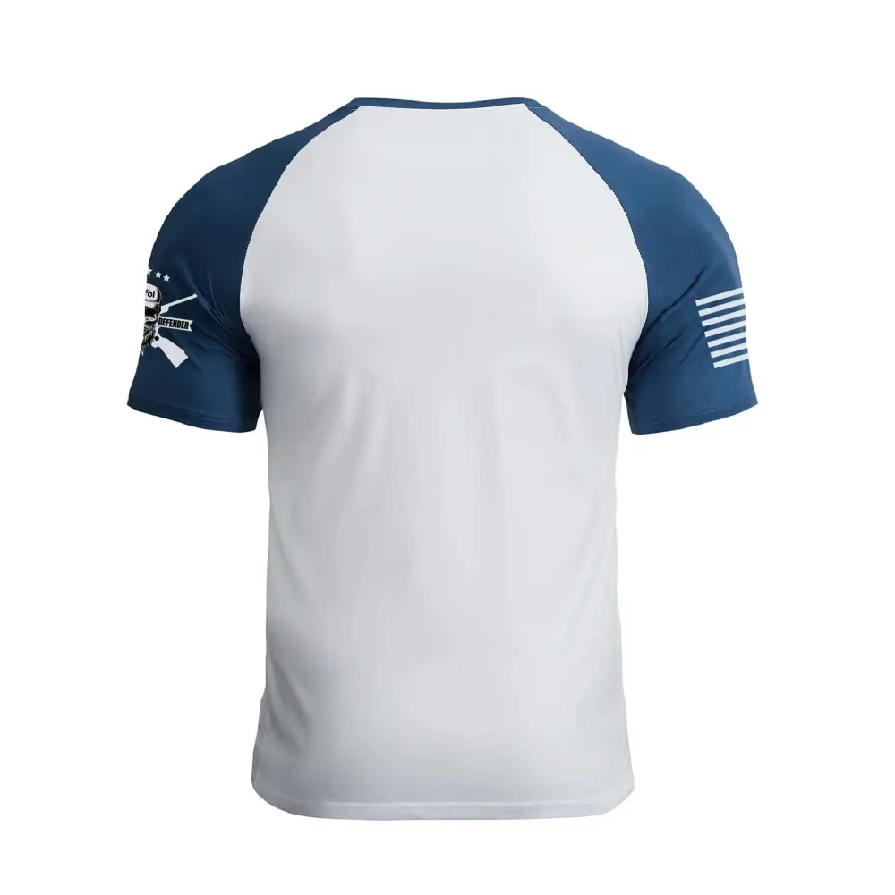 THEY REAL HEROES RAGLAN GRAPHIC TEE