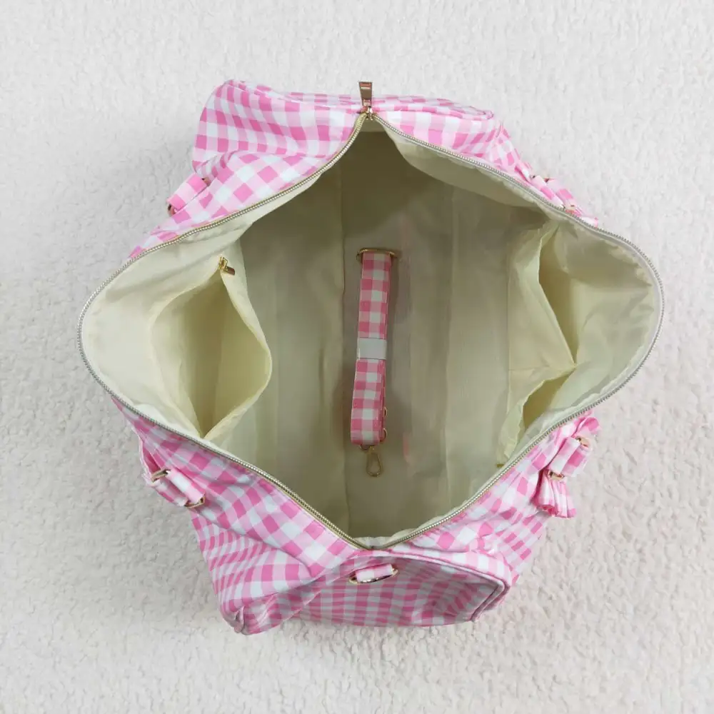 Travel Bag, Backpack, Lunchbox Bag, Three-Piece Set Pink