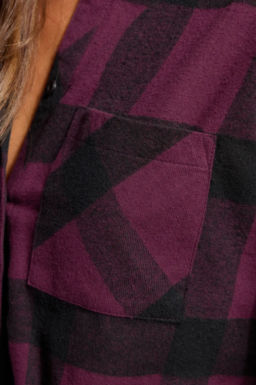 Loose Large Checkered Shirt