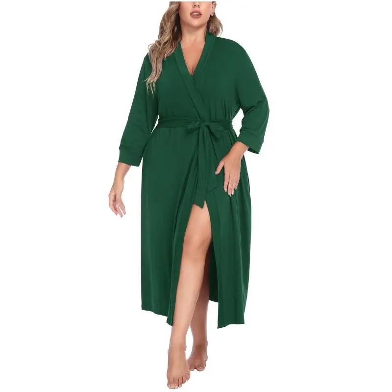 Women's Plus Size Kimono Robe