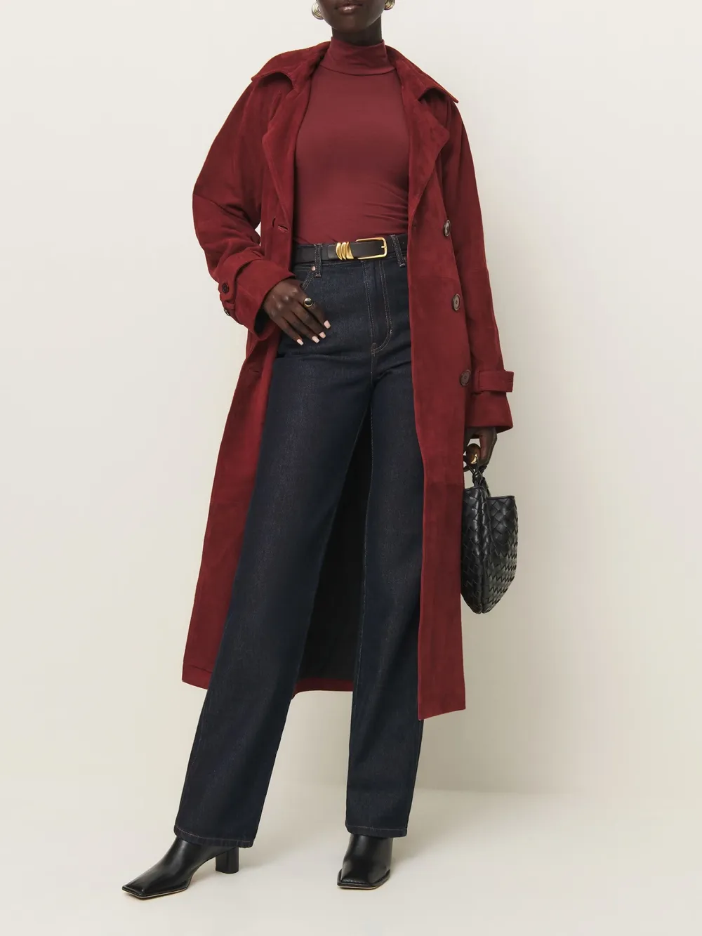 Mock Neck Slim Fit Long Sleeve Top