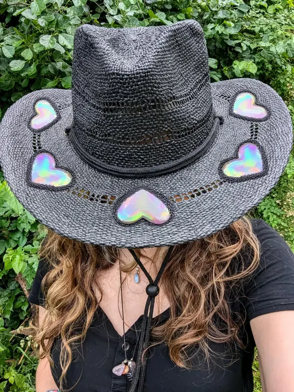 Suncatcher Cowgirl Straw Prism Hat