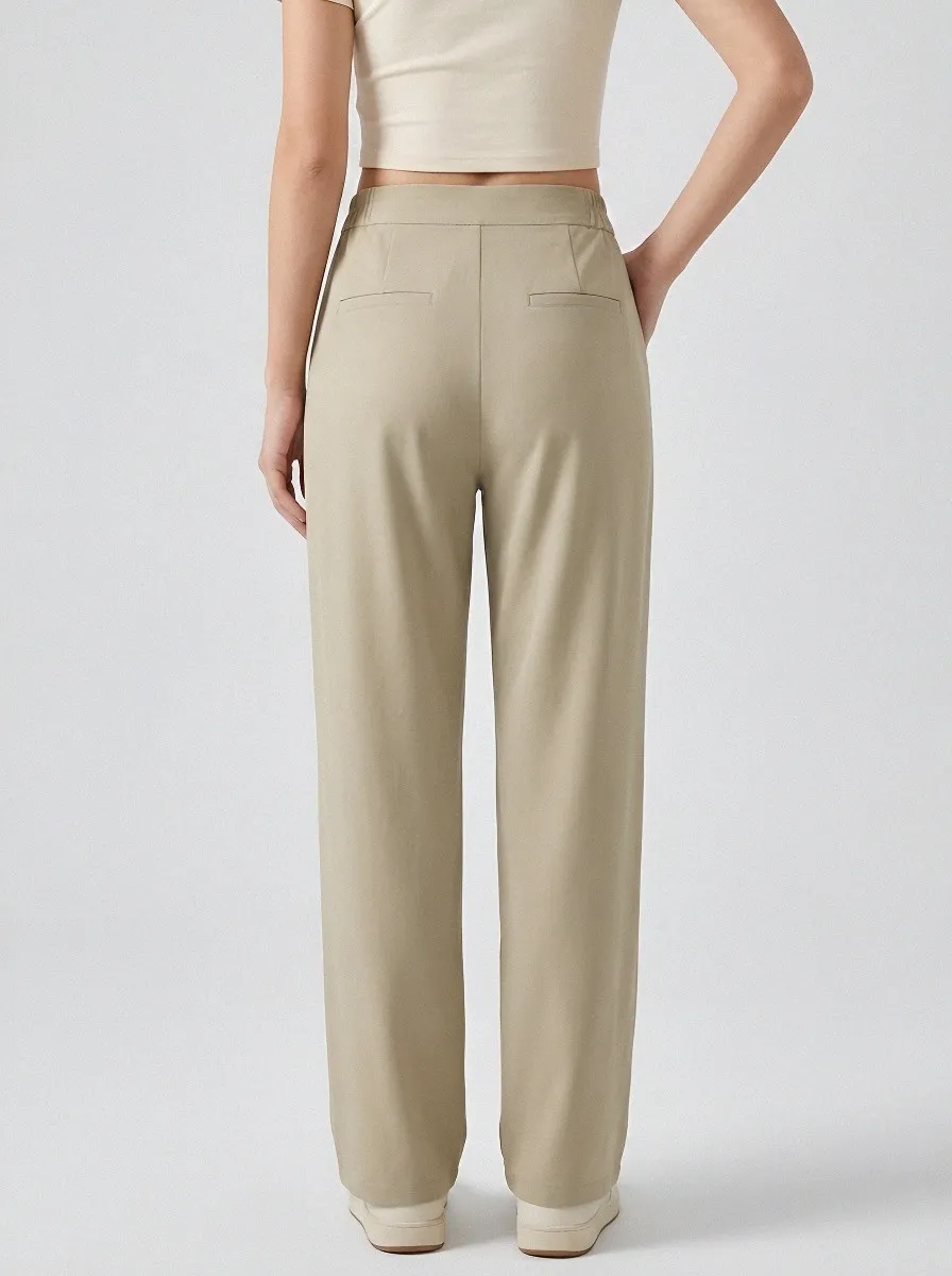 Women's Ice Silk Everyday Wide-Leg Casual Pants