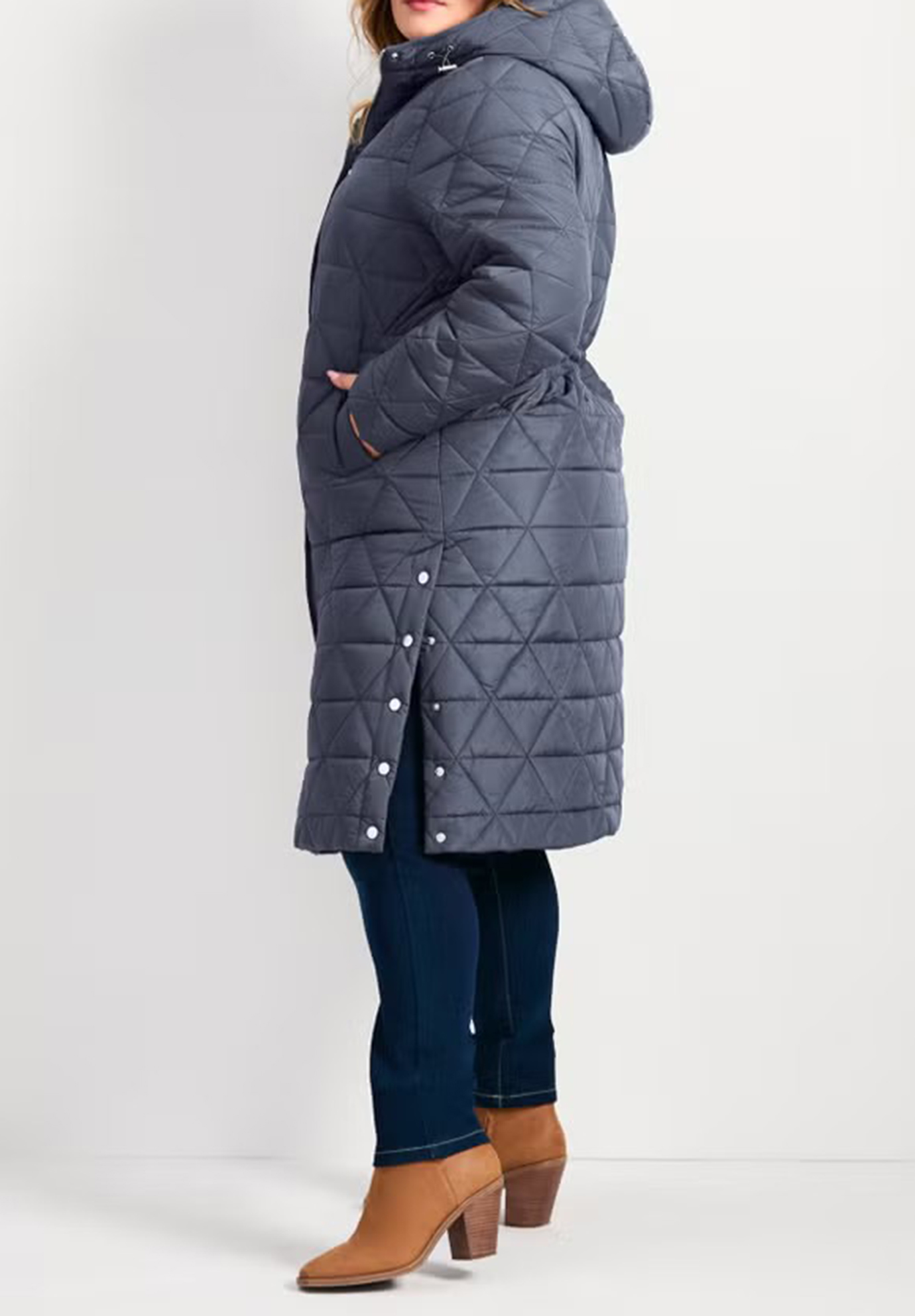 Side Slit Down Jacket