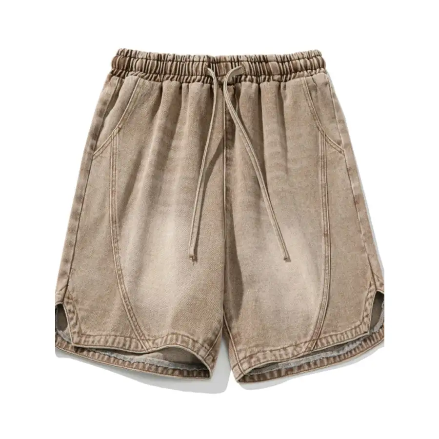 Refined Men's Plus Size Drawstring Denim Shorts