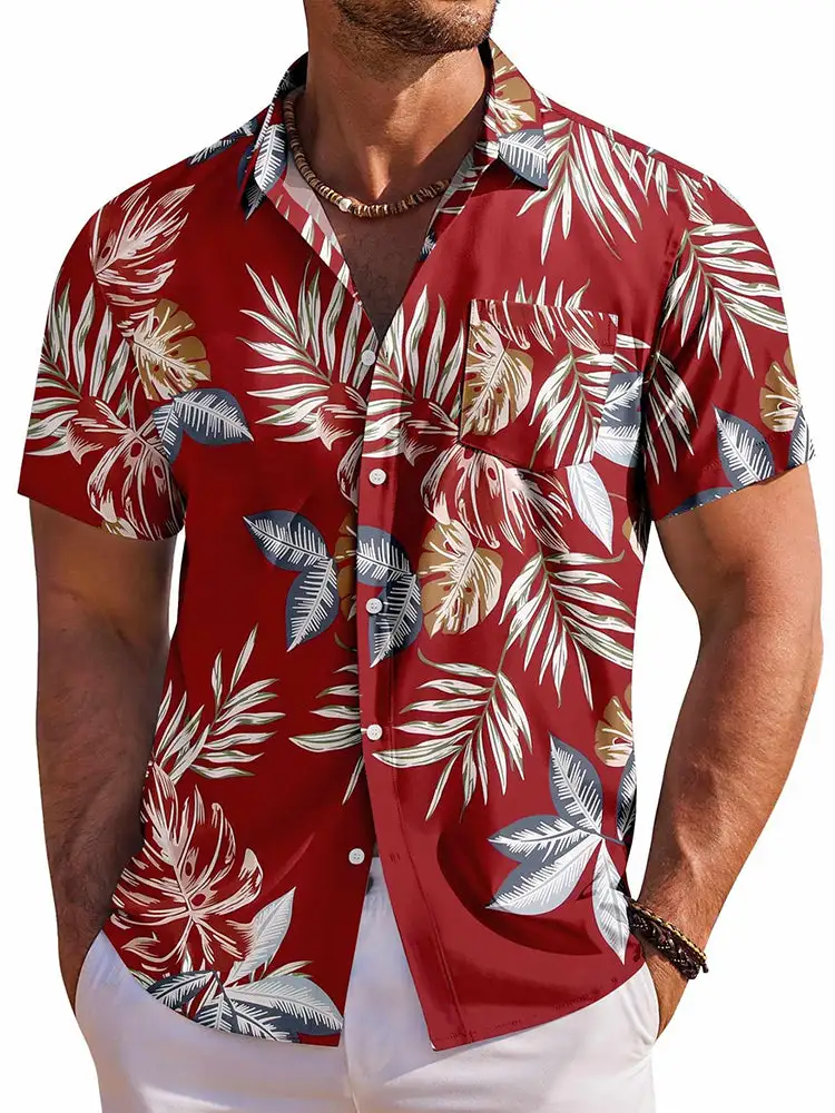 Tropical Holiday Short Sleeve Hawaiian Shirt