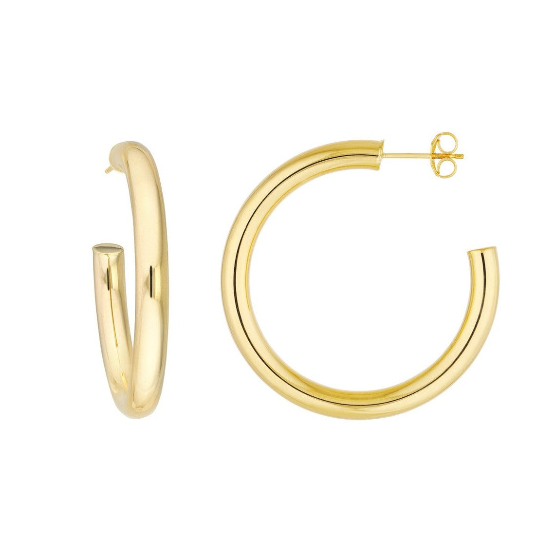 Elegant Classic Hoop Earrings