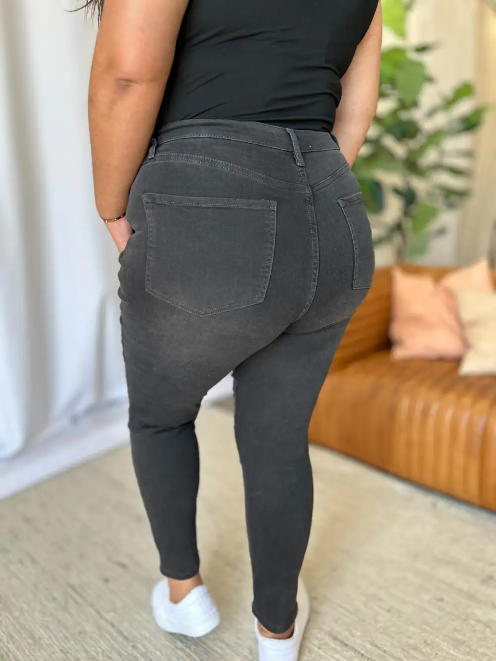 Classic High Waist Skinny Denim Jeans