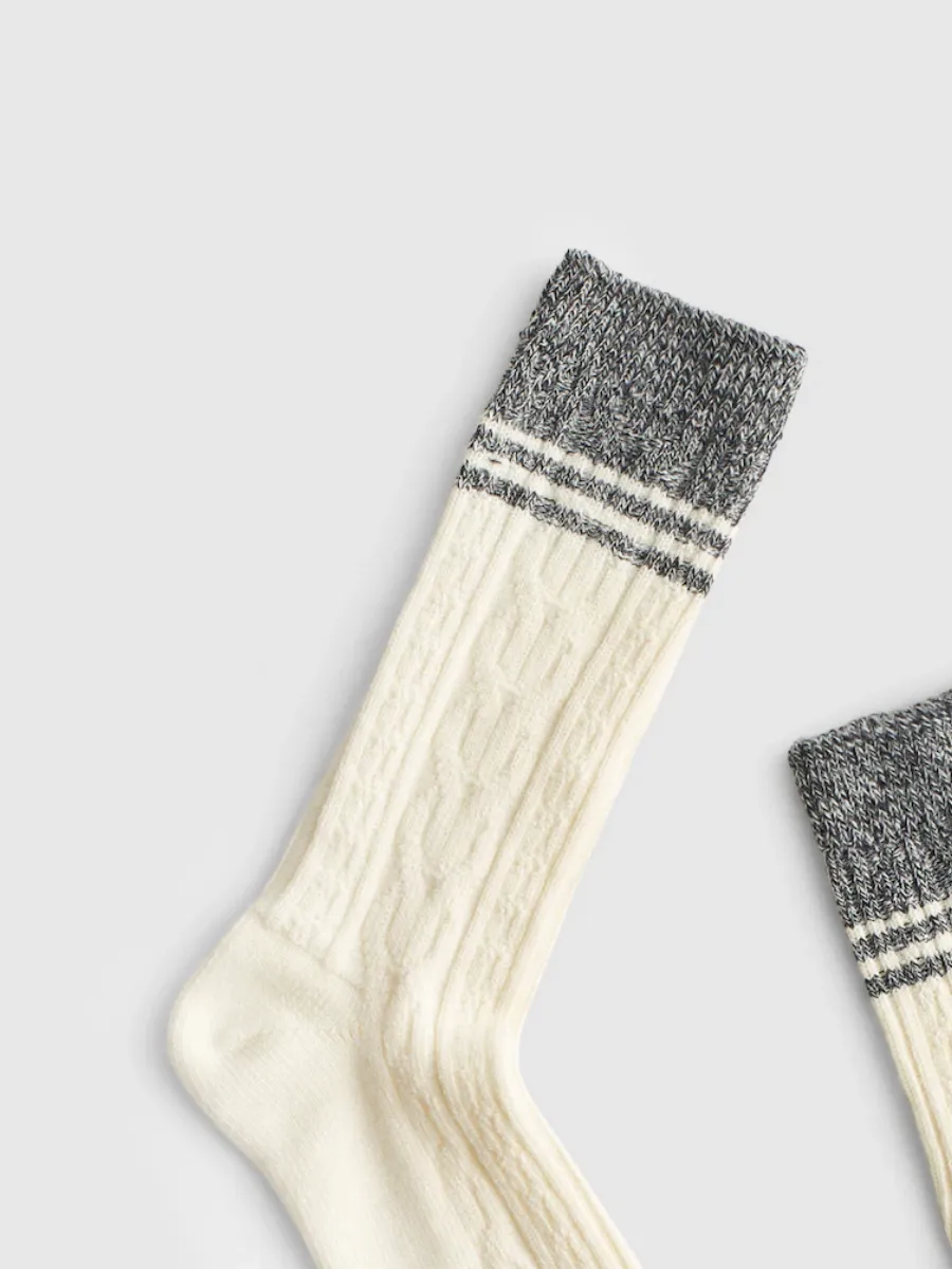 Textured Knit Socks
