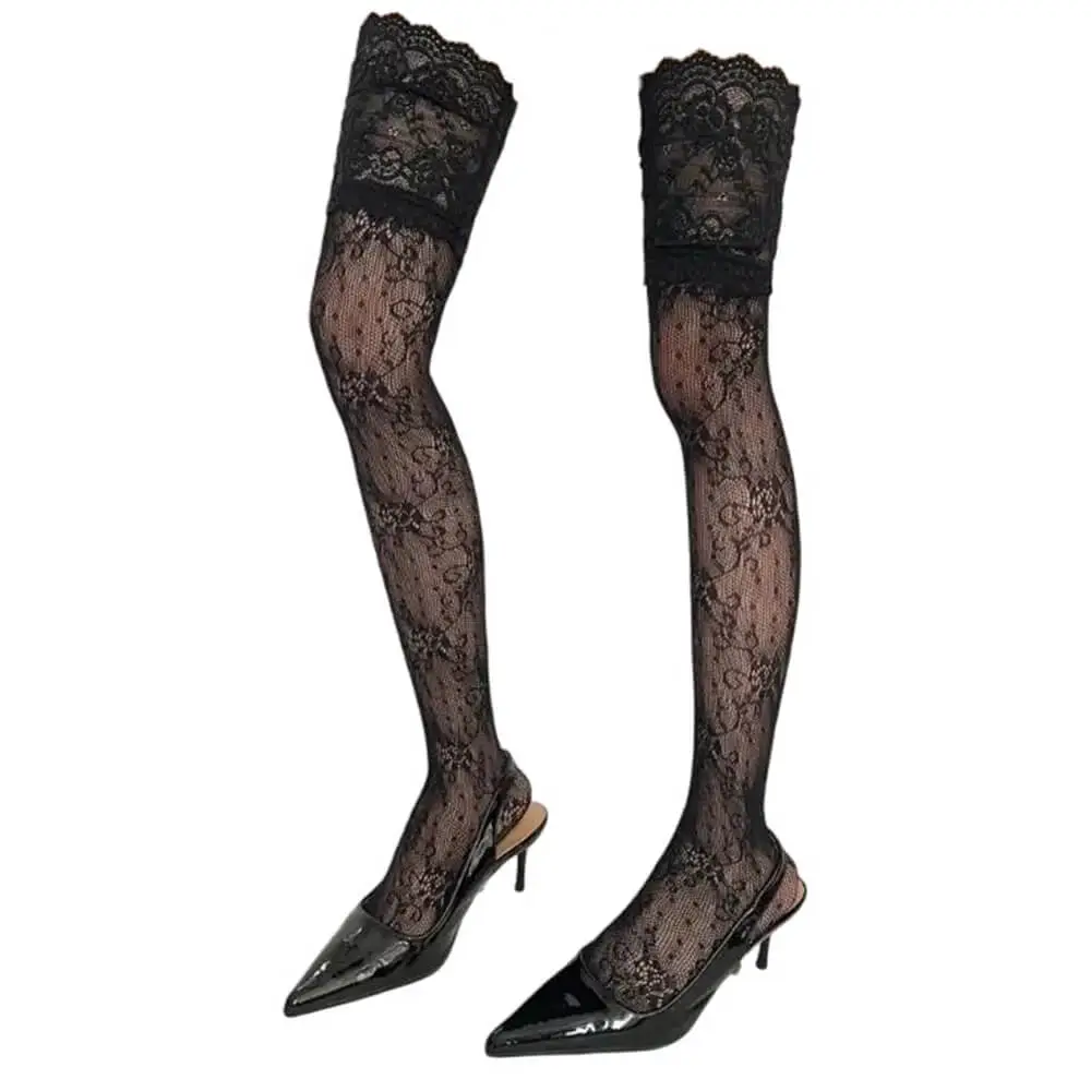 Lace Pattern Stockings