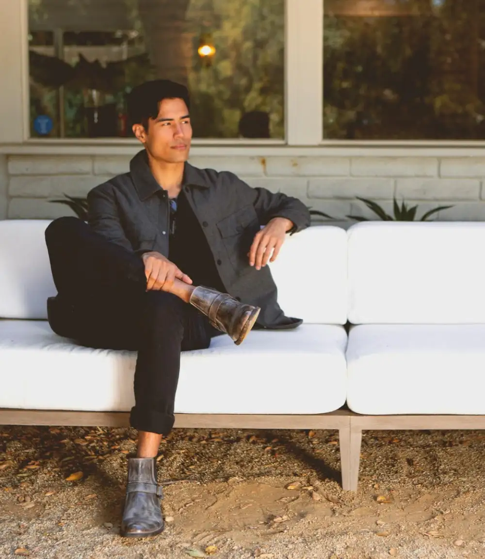 Buckled Streamlined Chelsea Boots