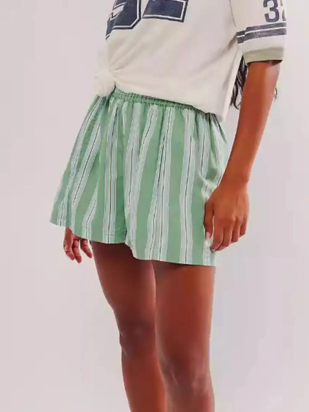 Laid Back Elastic Waist Shorts