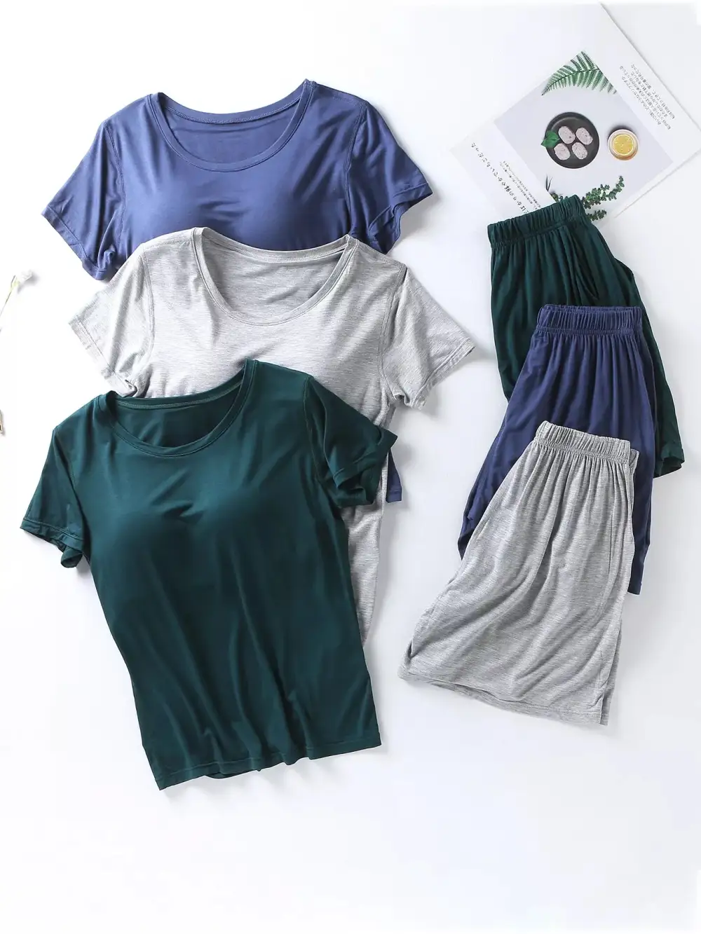 Comfortable Everyday Pajama Set Comes With Built-In Breast Pads