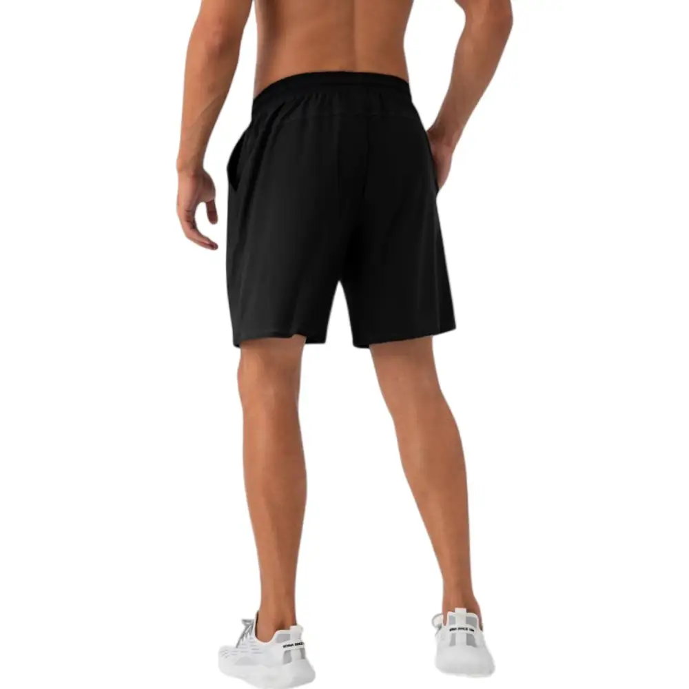 Drawstring Elastic-Waist Lightweight Men's Athletic Shorts