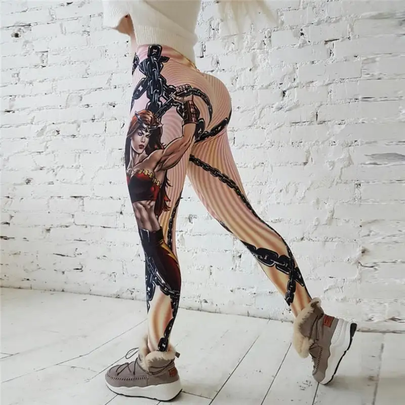 High Stretch Pants Waist Fitness Leggings
