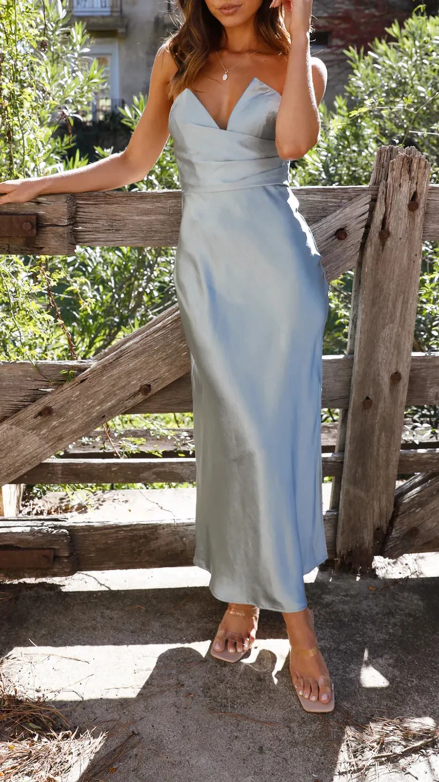 Strapless Design Dress