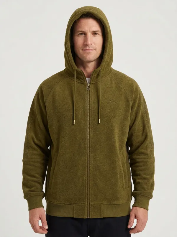 Casual Zip-Up Hooded Style Men's Sport Jacket