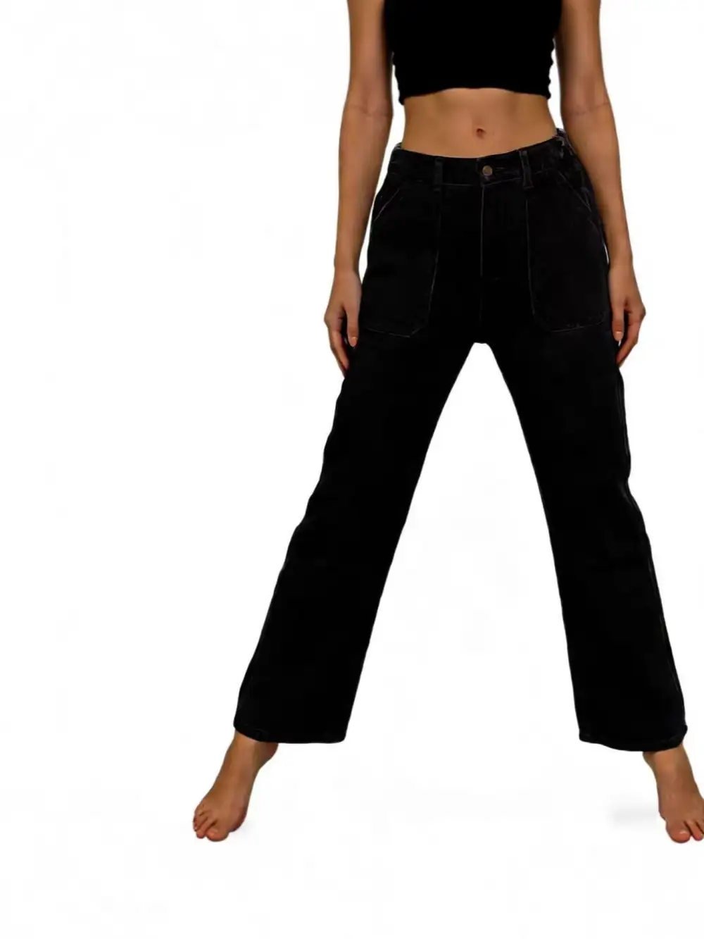 Easy Wide Leg Denim Jeans