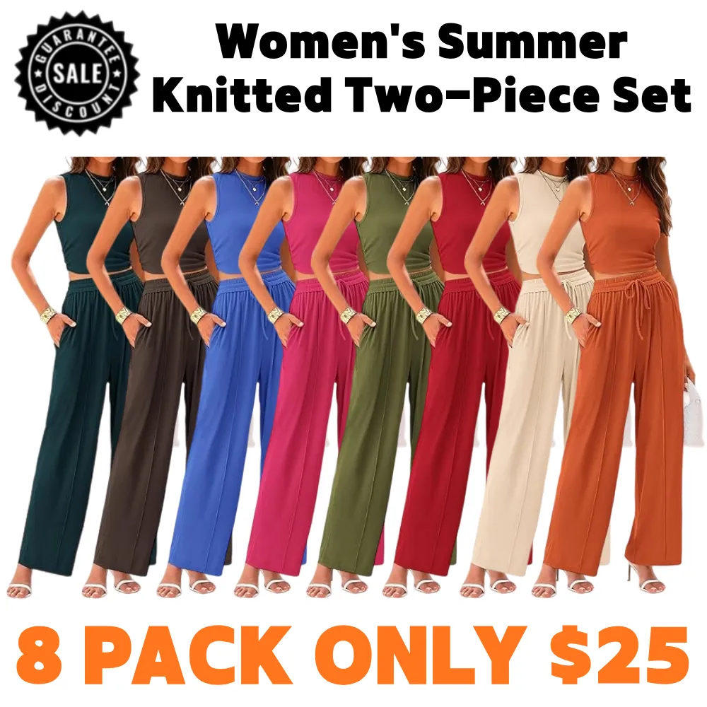 🔥Women's Summer Two-Piece Set🔥8-Sets - All Colors Included