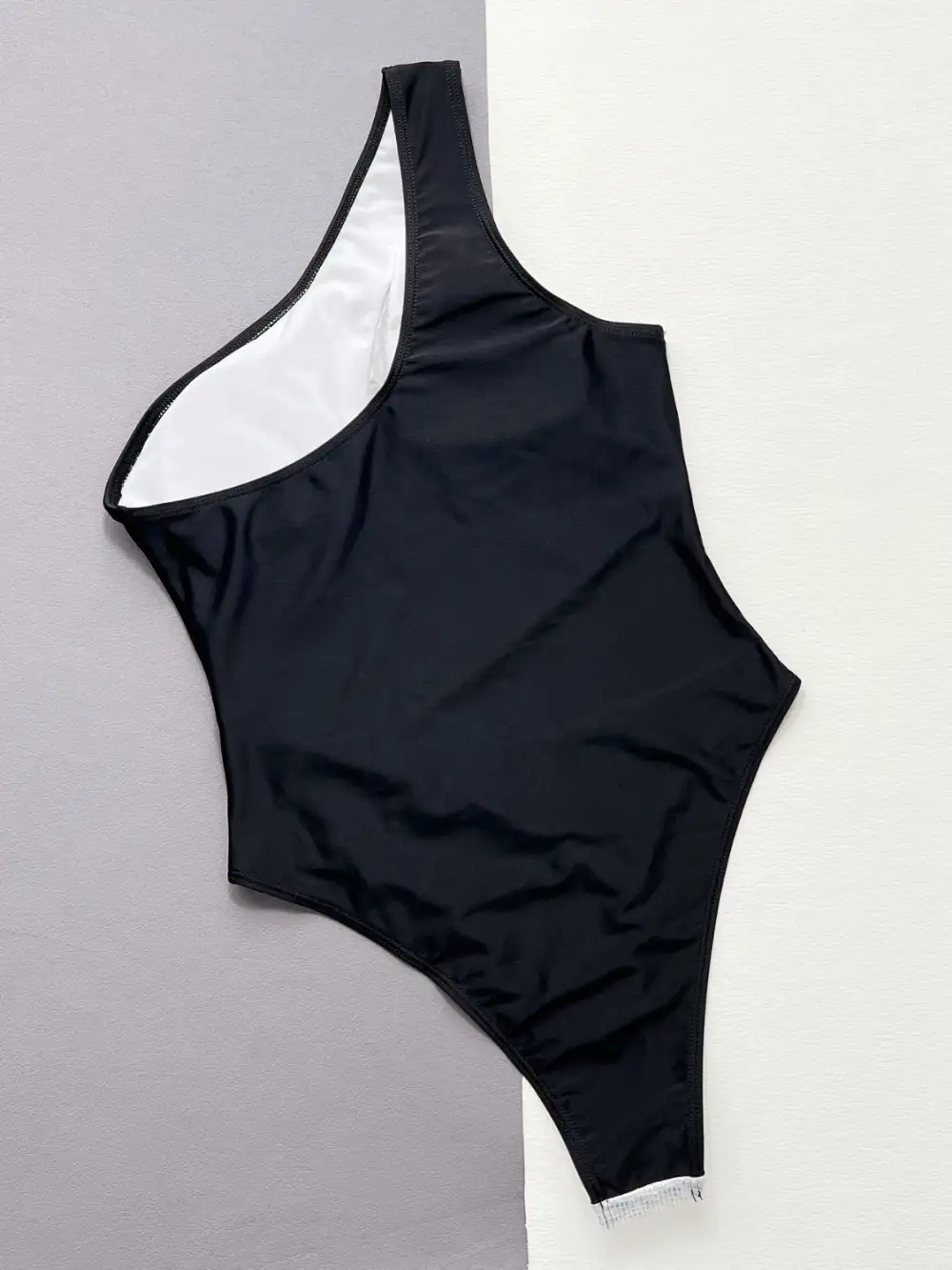 Contrast Panel One Piece Swimsuit