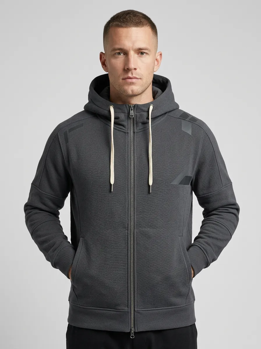 Training Geometric Zip-Up Collection Men's Sport Jacket