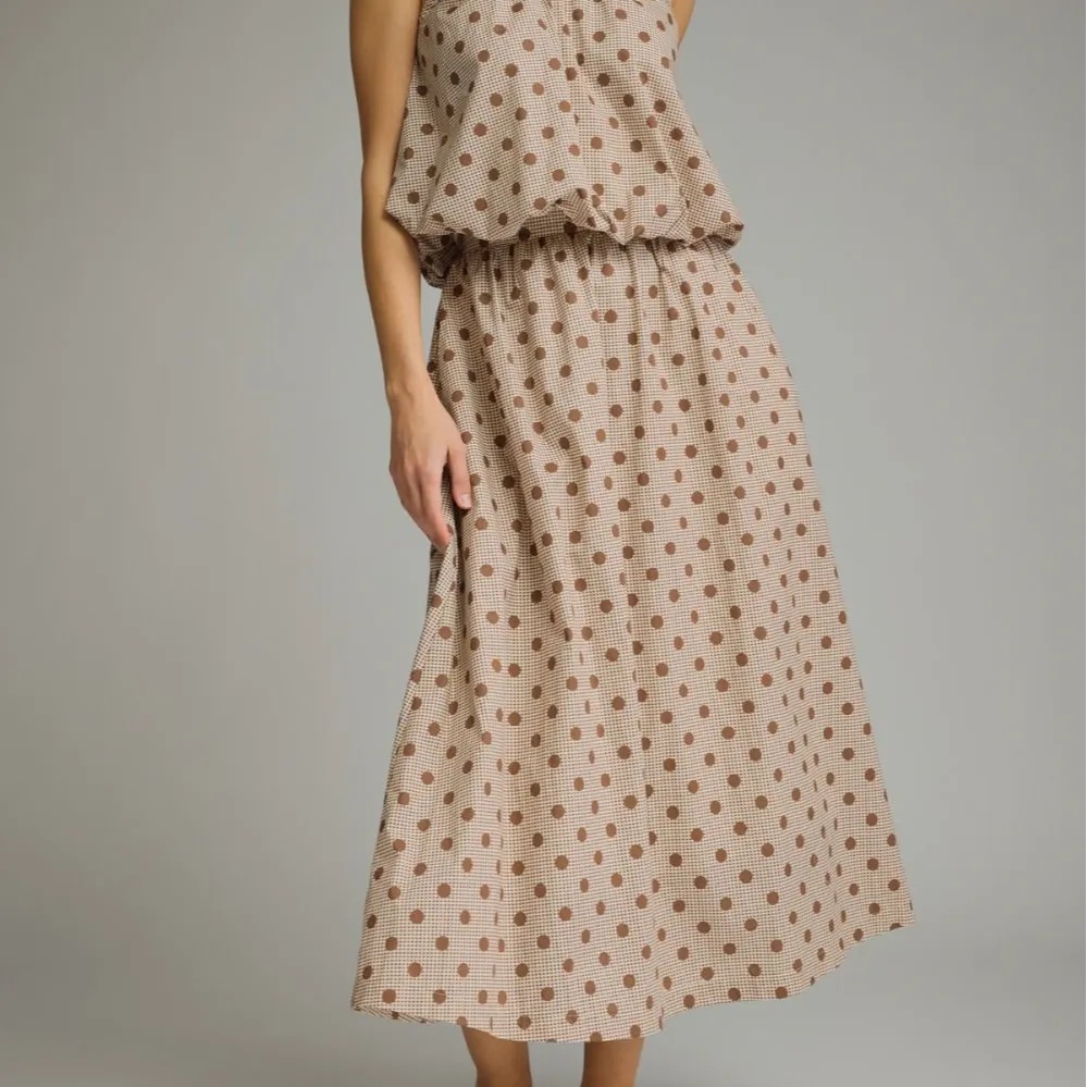 Gingham Polka Dot Skirt