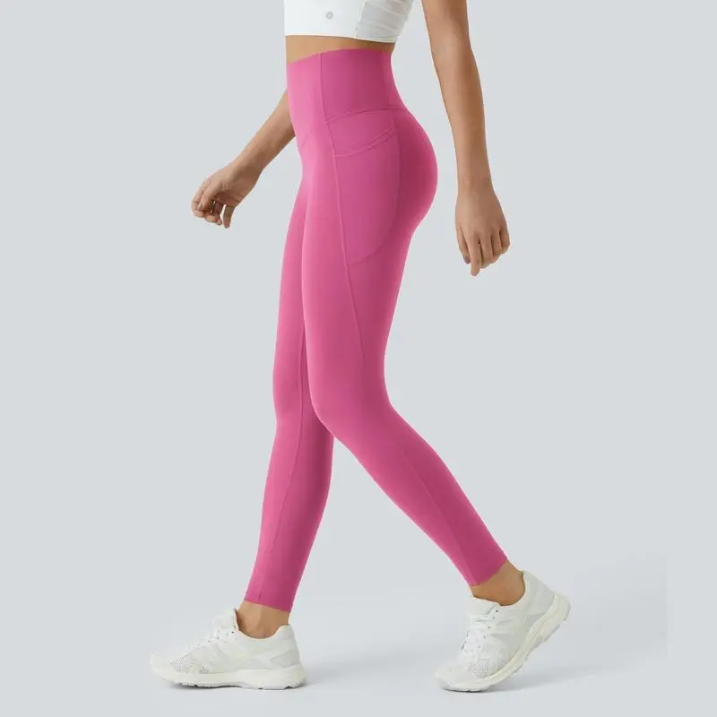 High Waisted Tummy Control Side Pocket Shaping Training Leggings – 🔥 40% OFF Today Only!