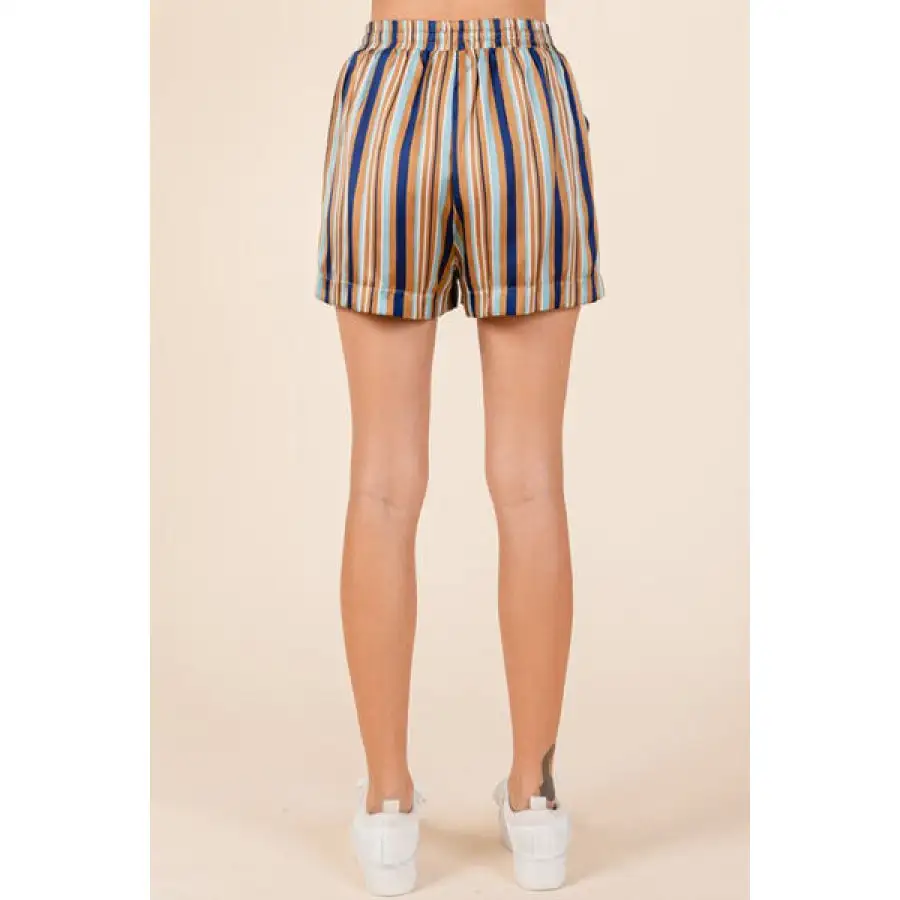 Drawstring Satin Shorts