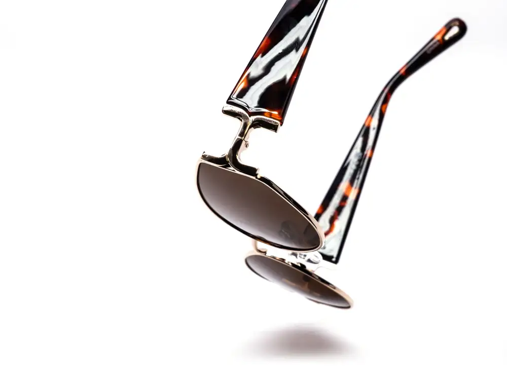 12-Pack Luxury Metal Oval Gradient Sunglasses