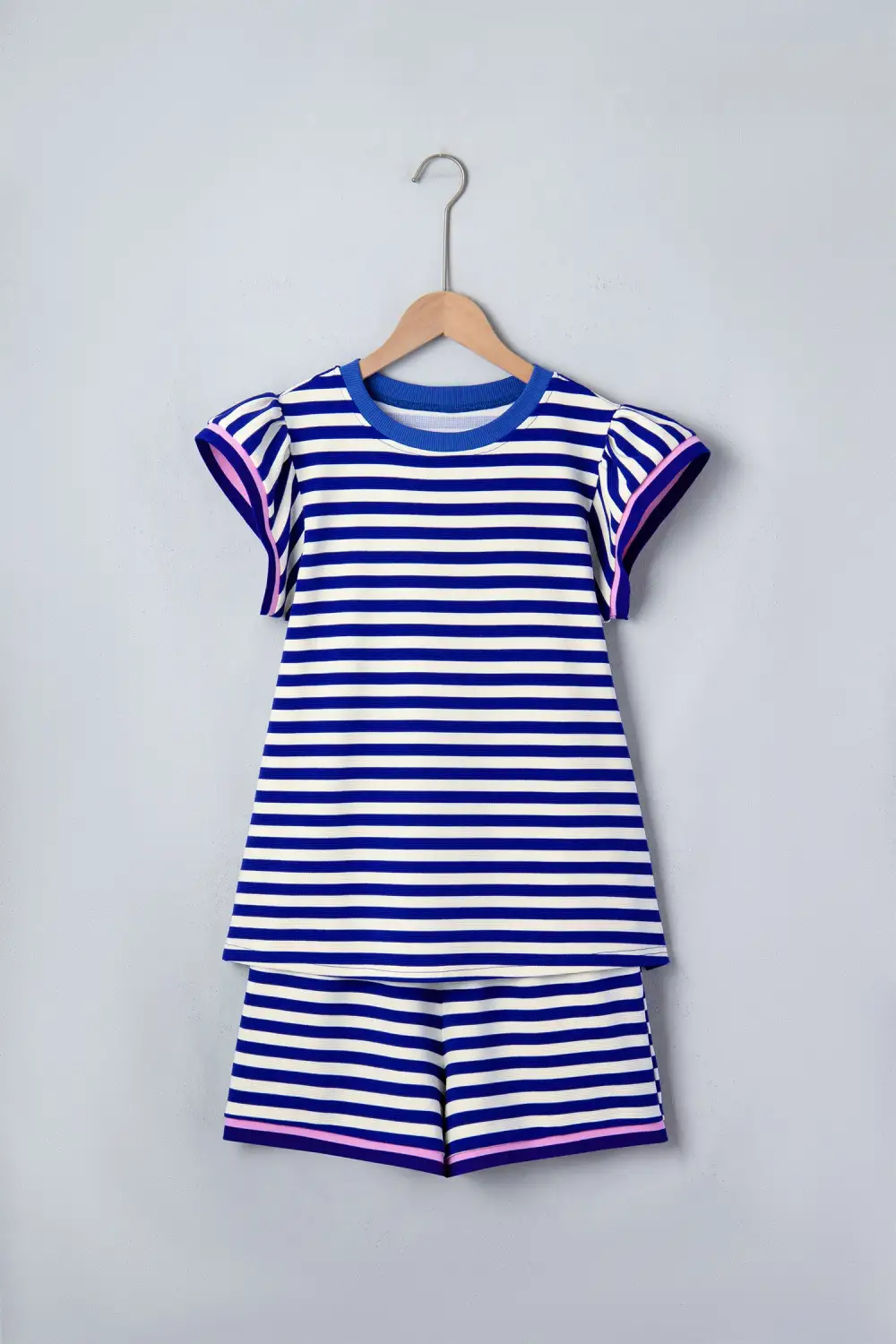Sleeve Relaxed Shorts Lounge Set Ease