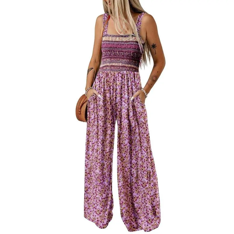 Women's Casual Loose Overalls Jumpsuits