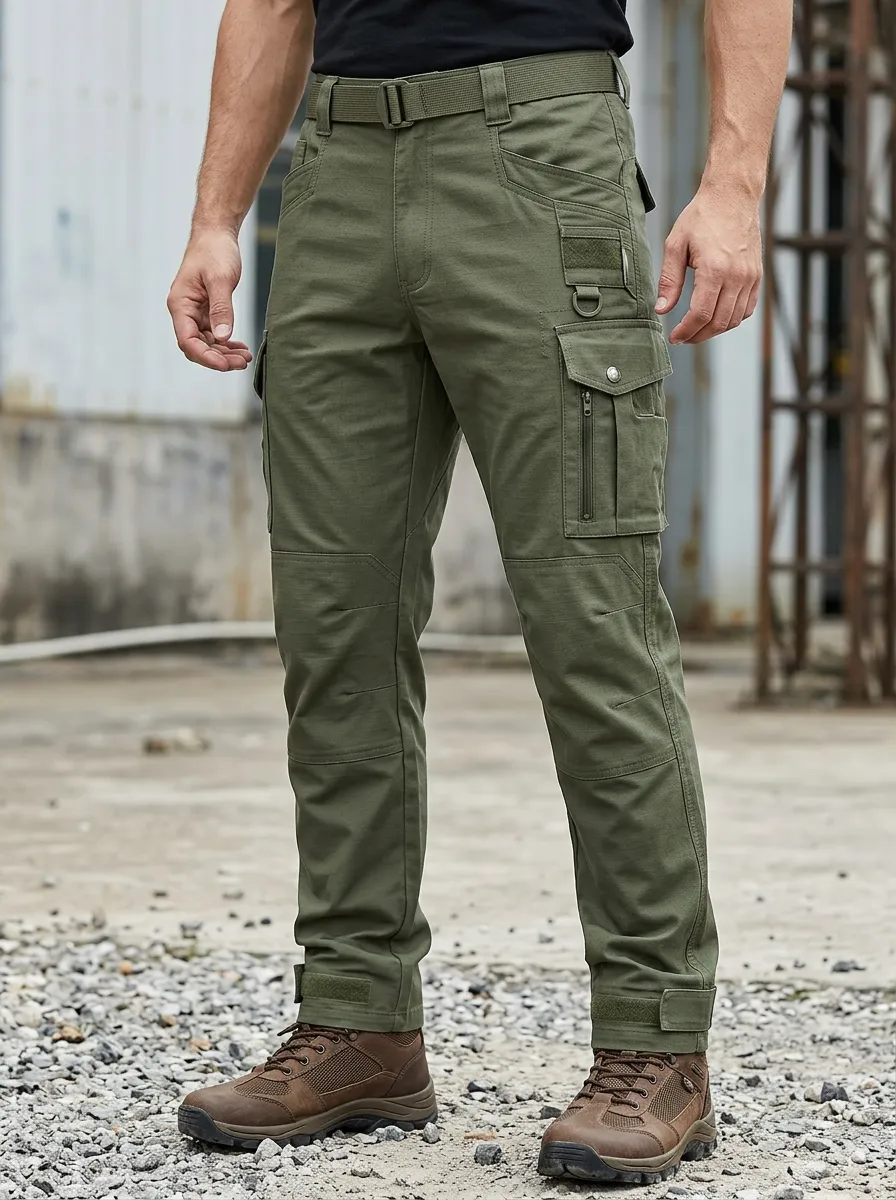 Men's Snap-Pocket Tactical Cargo Pants