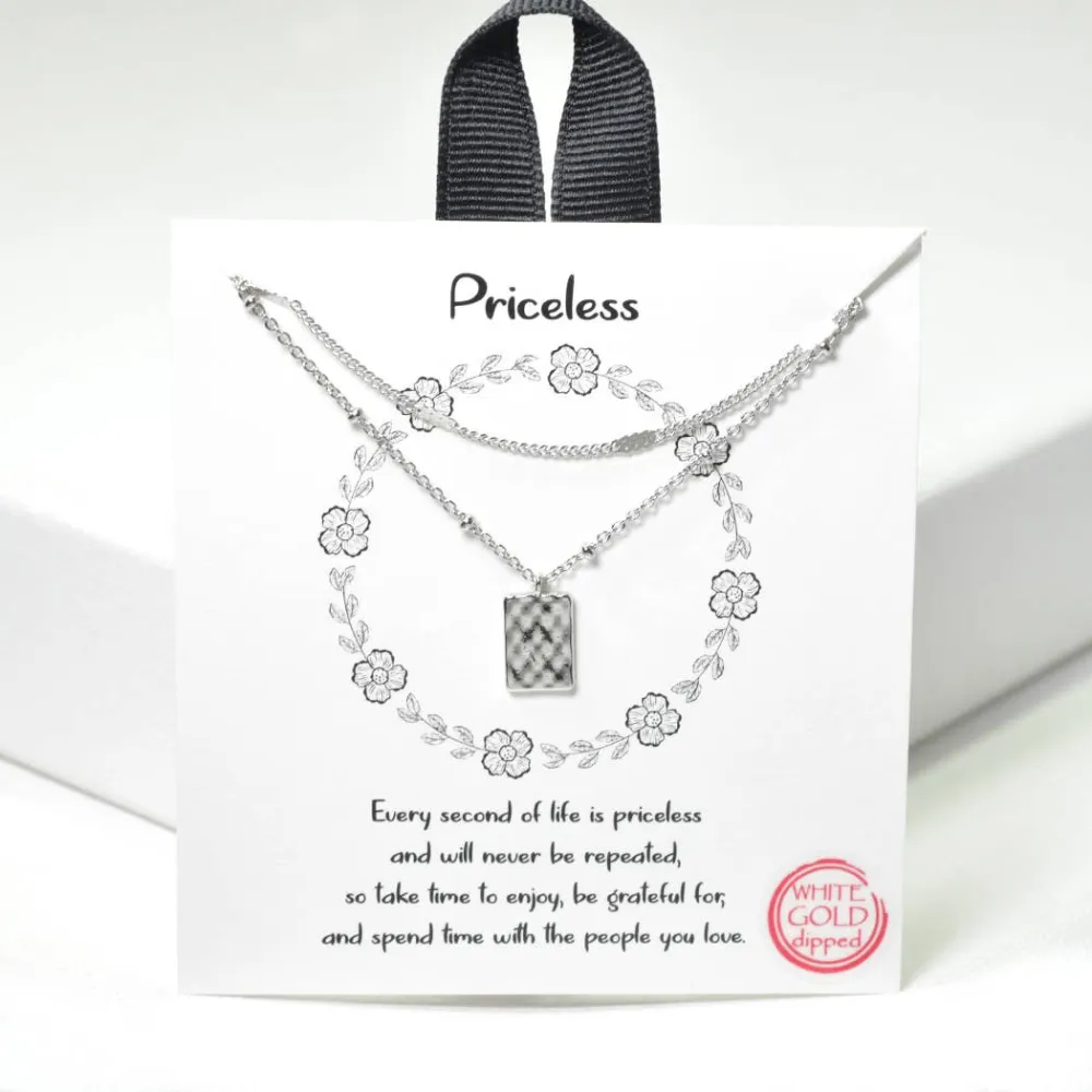 Dainty Double Layer Chain Necklace