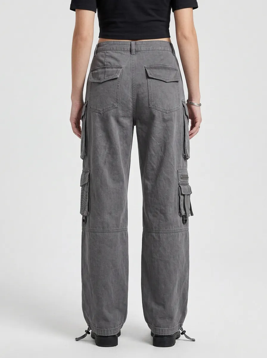 Lifestyle Design Women's Multi Pocket Cargo Pants