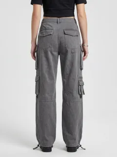 Lifestyle Design Women's Multi Pocket Cargo Pants
