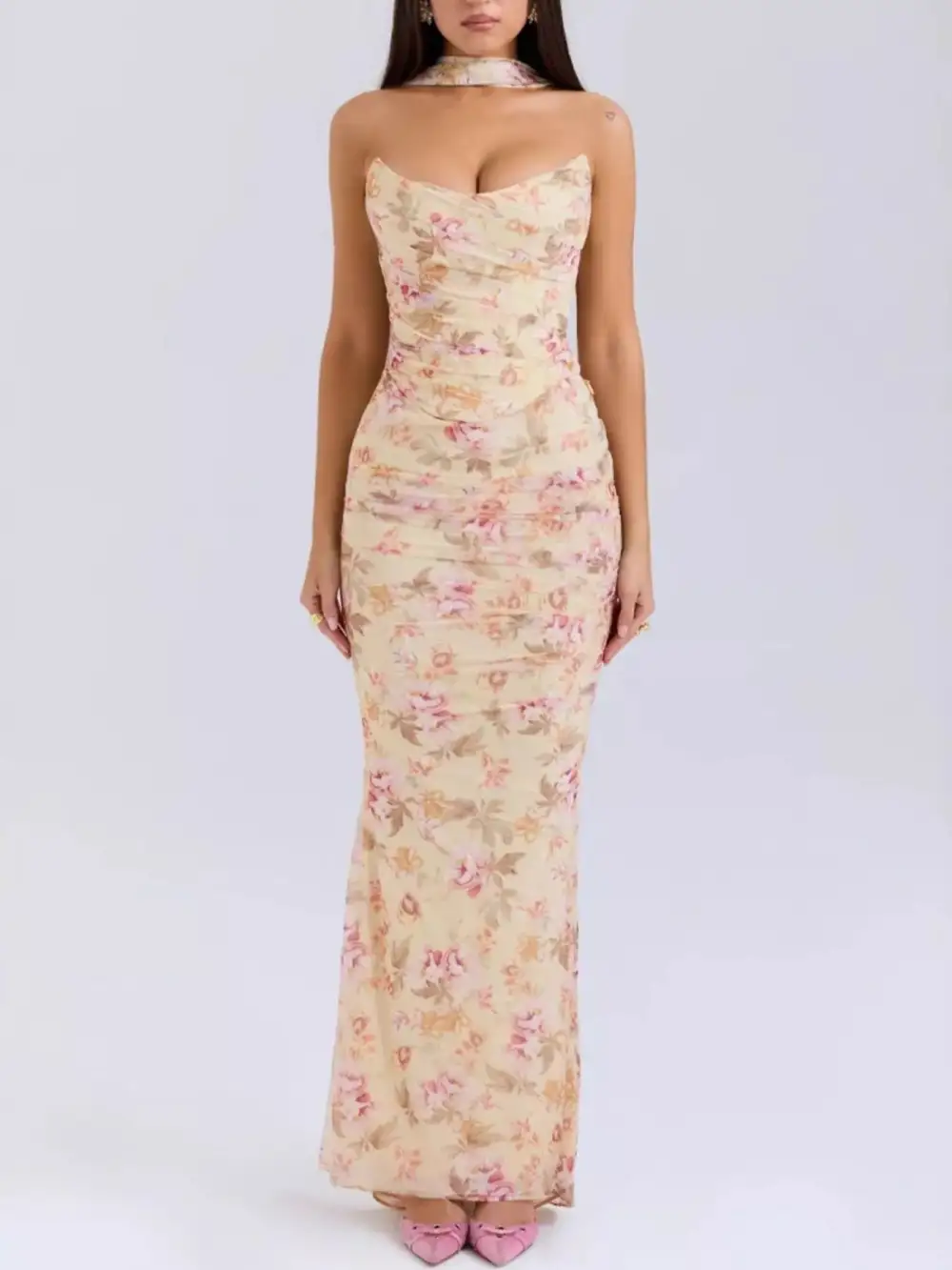 Tube Top and Maxi Skirt Set