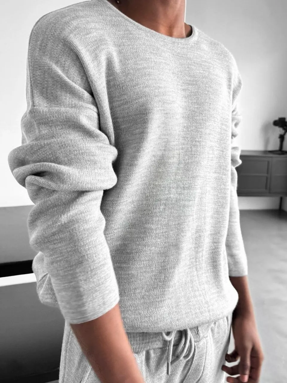 Streamlined Knit Sweater