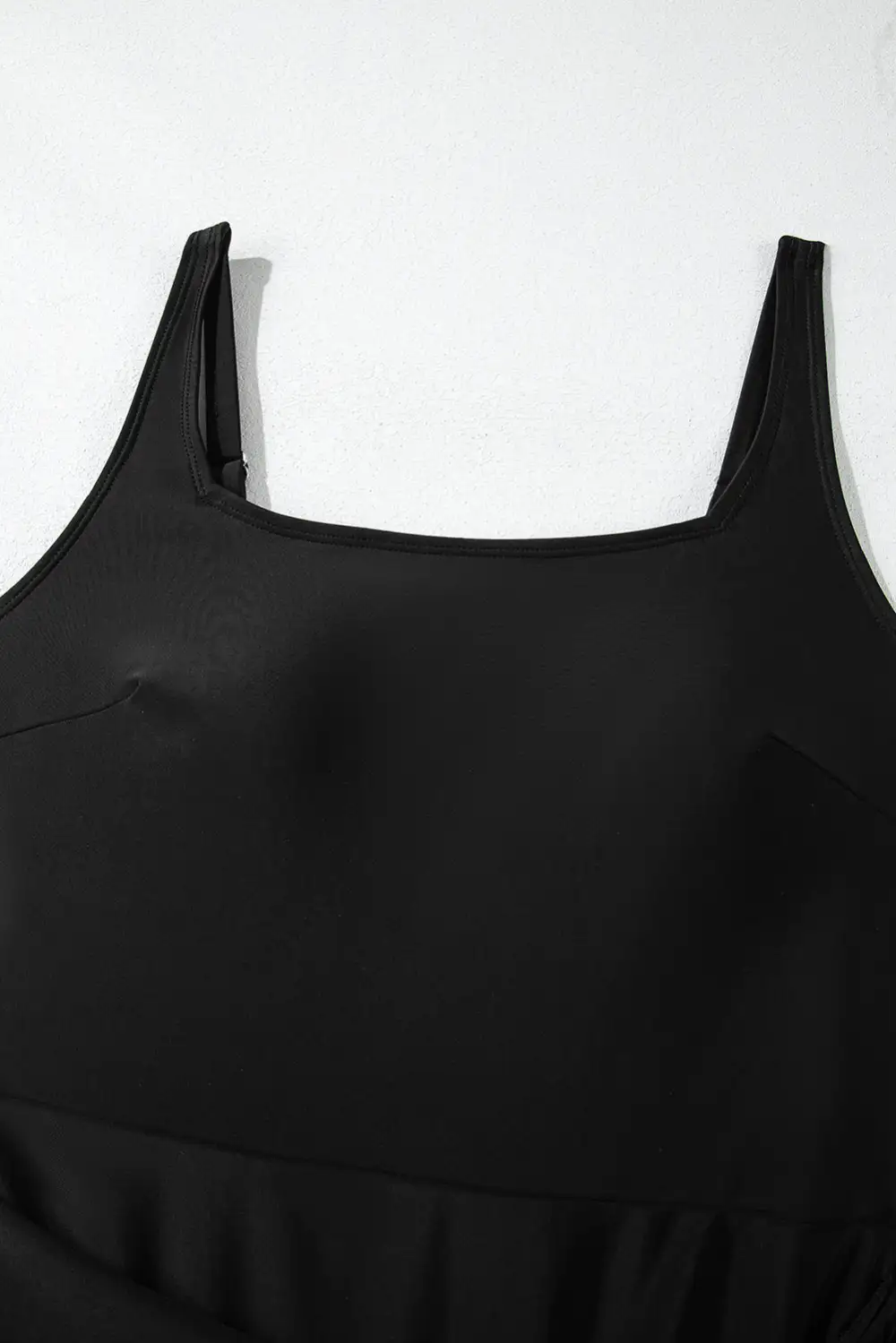 Side Tied Waist Square Swim Dress