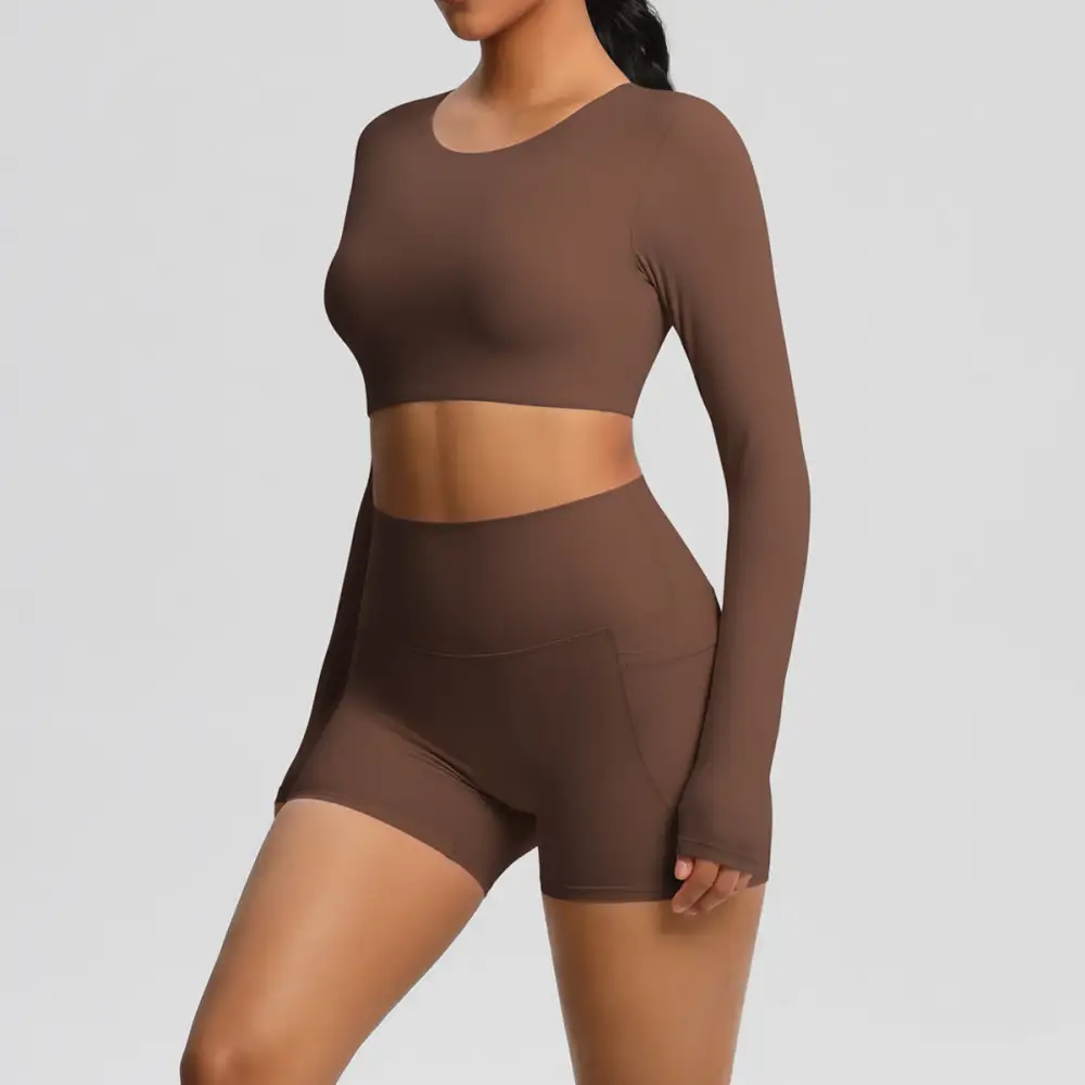 Brushed High-Waist Bra Active Set