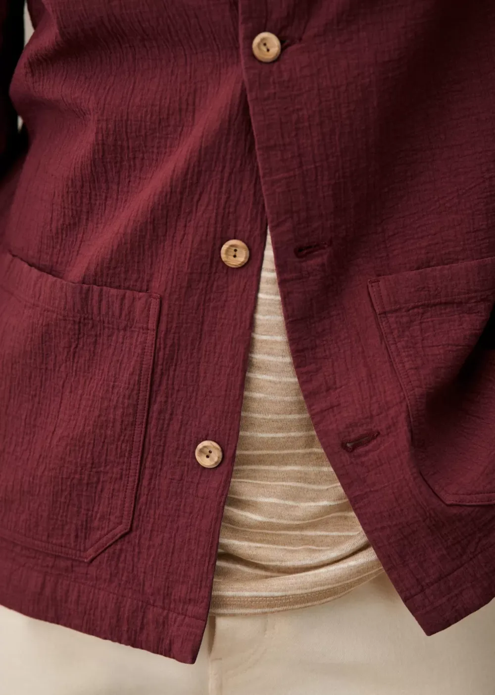 Lapel Texture Jacket